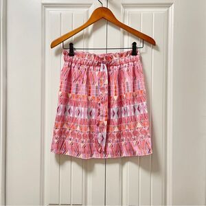 Forever 21 Pink Geometric Mini Skirt - XS